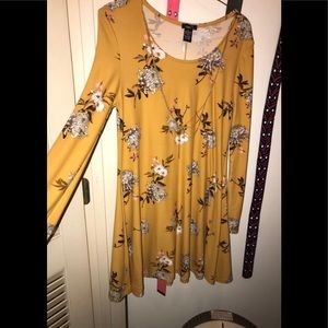 Yellow flower dress